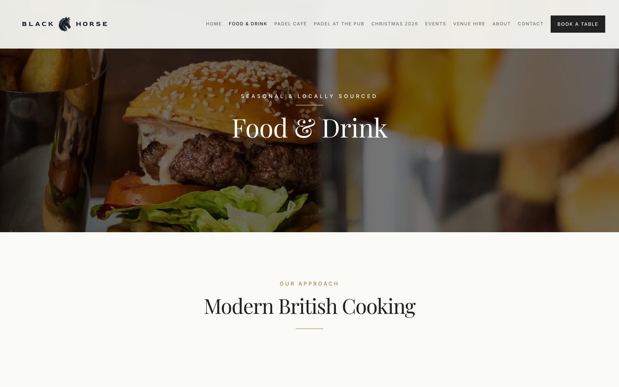 Food and drink: the seasonal menus, ready to download.
